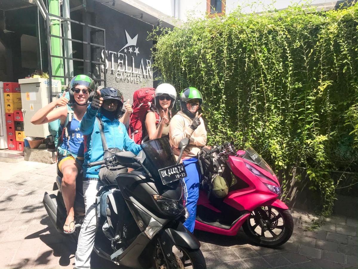 Stellar Capsules Hostel Seminyak Kültér fotó Ojek online in Jakarta